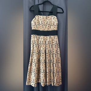 Orla Kiely Daisy Velvet Dress